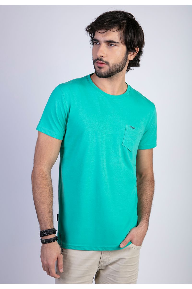 Polera Básica Bolsillo Houston River