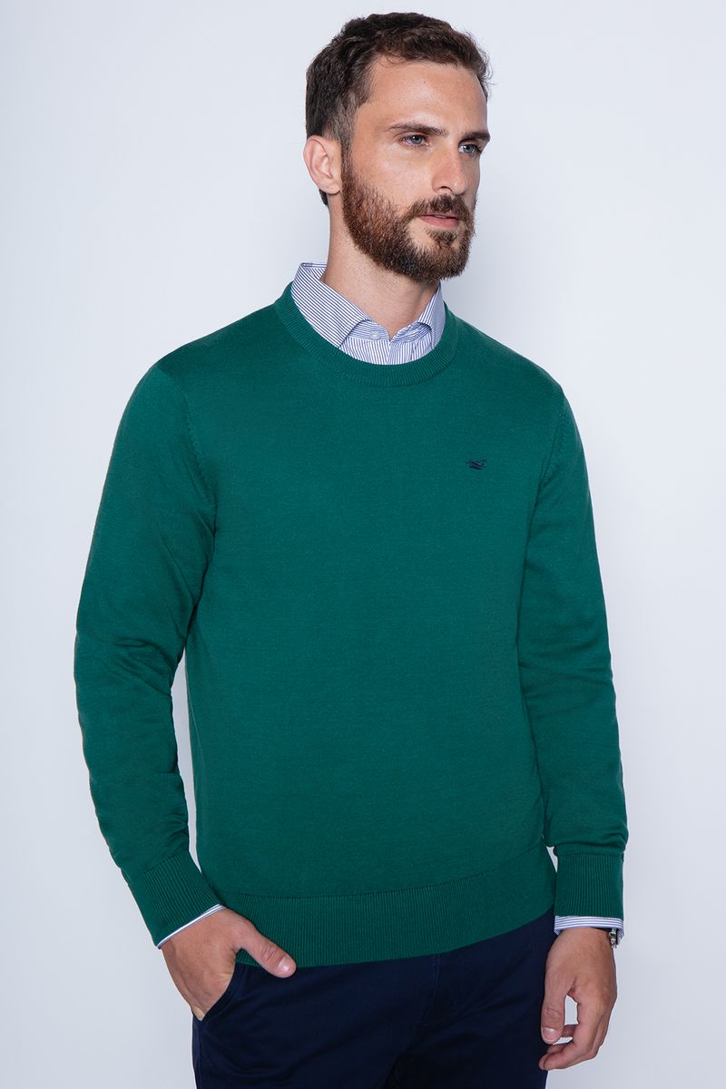 Sweater Round Neck Paris Green