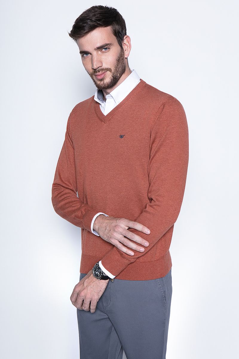 Melange Sweater Smart Casual L/S