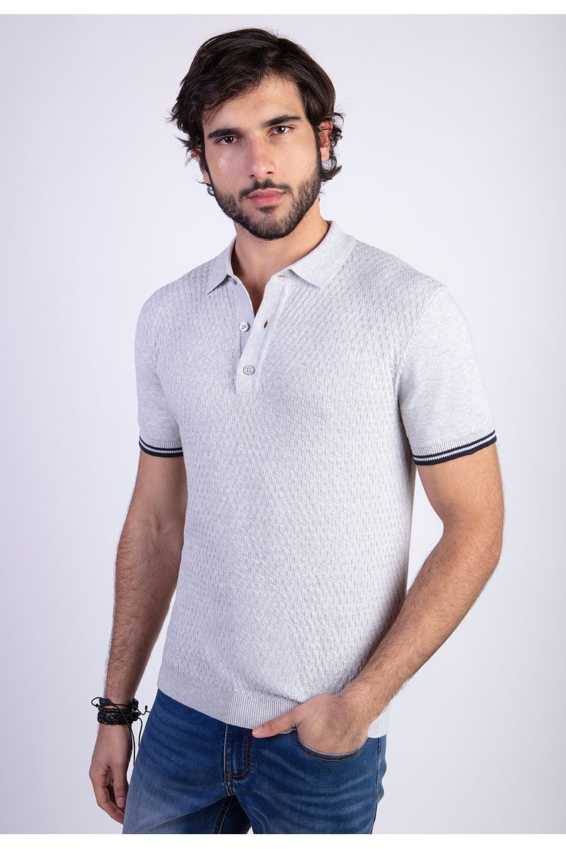 Polera Lincoln Grey Melange