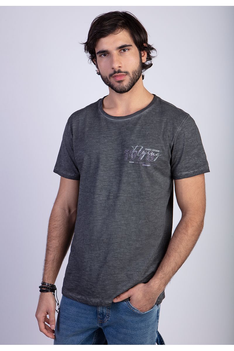 Polera Dirty Wash New York Black