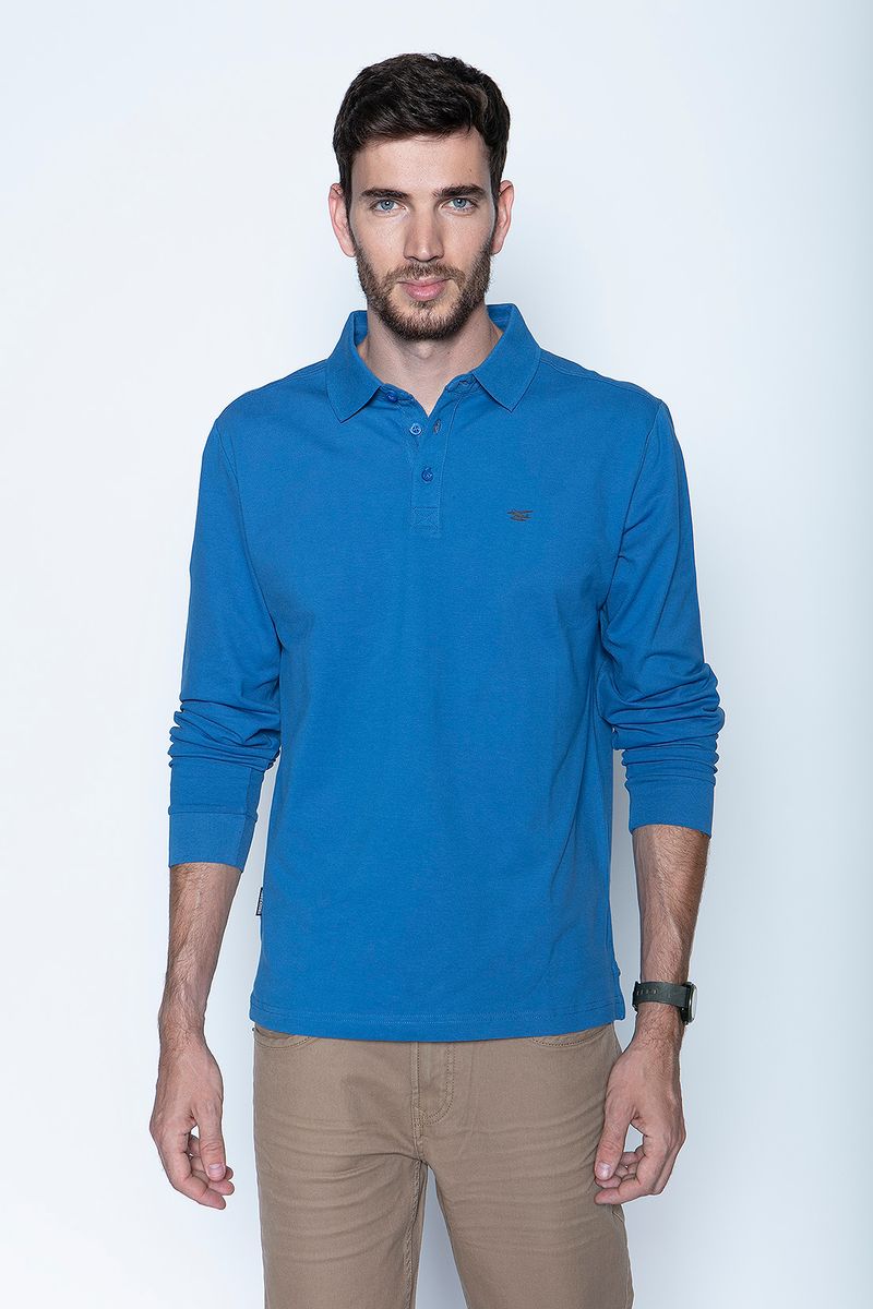Polera Polo Ml Ocean