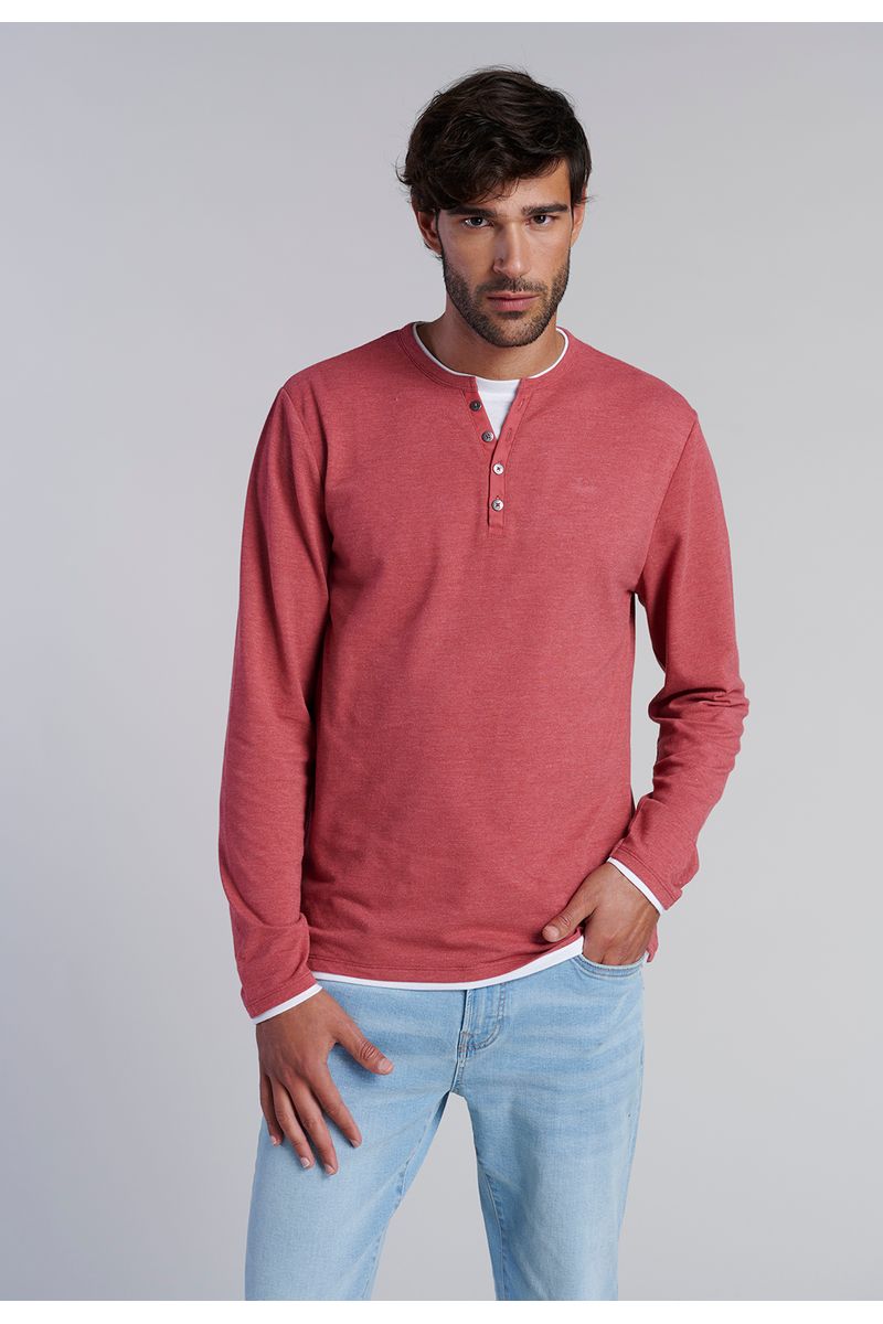 Polera Ml Dobel Indiana Red