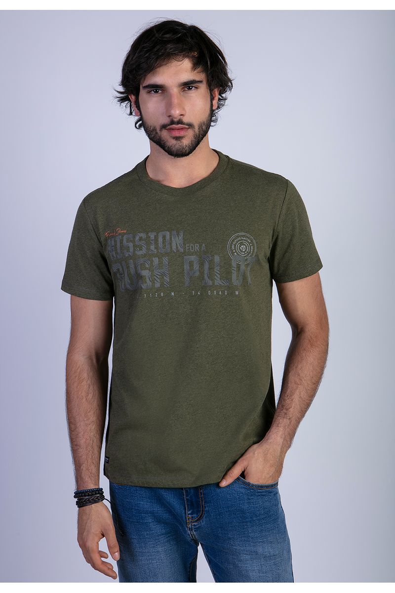 Polera Sacramento Militar Melange