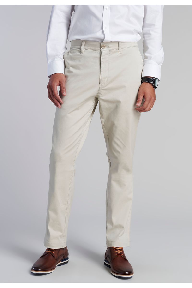 Pantalón Twill Regular L/33 Sand