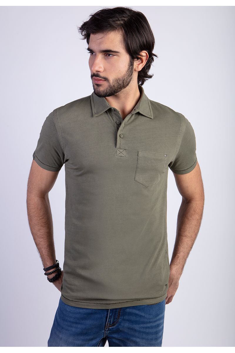 Polera Polo Lavada Orlando Military