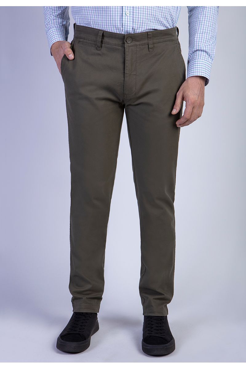 Pantalón Twill Slim /33 Military