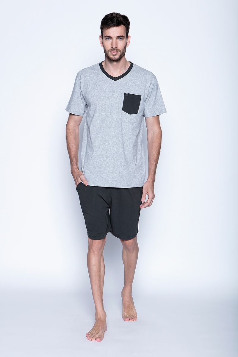 Pijama New York Grey Melange