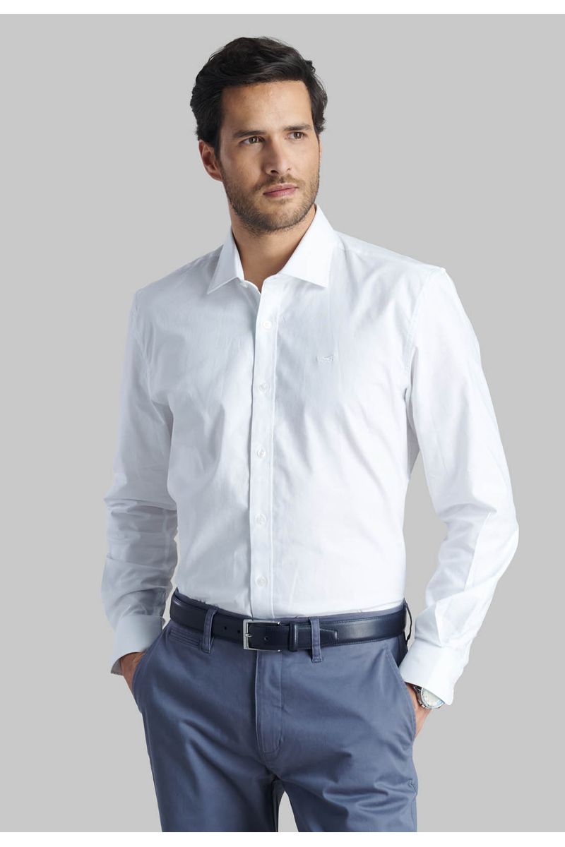 Camisa Oxford Sport White