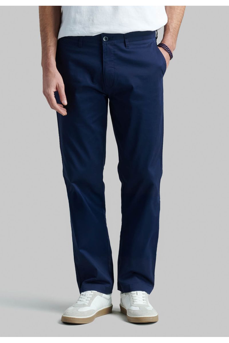 Pantalón Business Twill Without Pleats Dk.Blue