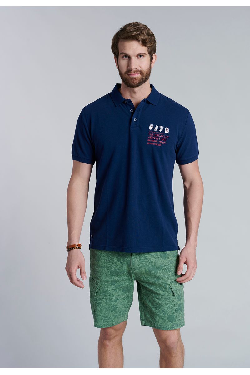 Polera Polo Santa Monica Navy