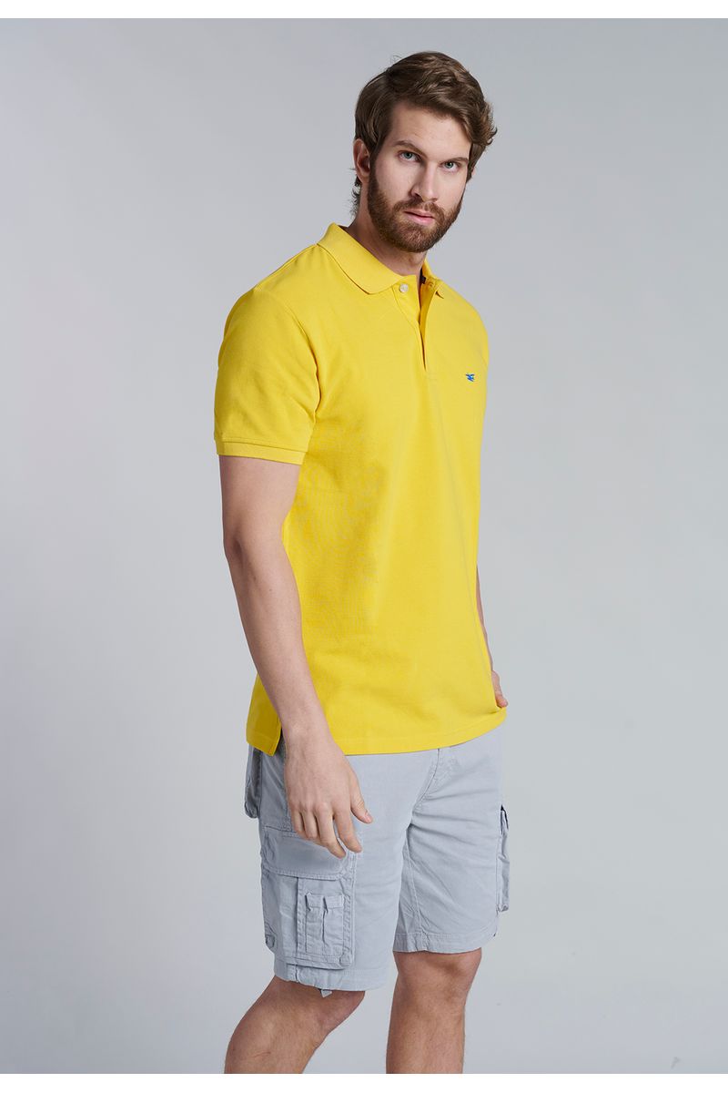 Polera Basica Pique Yellow