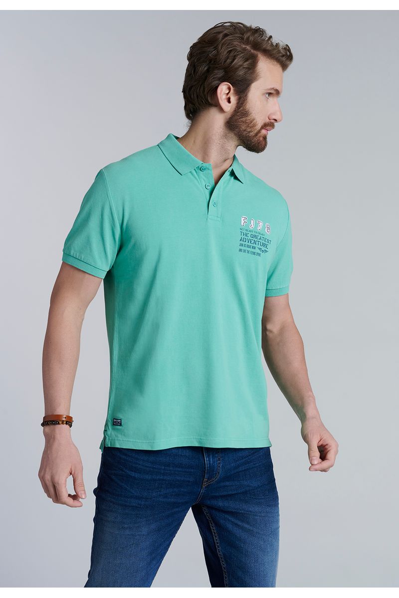 Polera Polo Santa Monica Lt Green