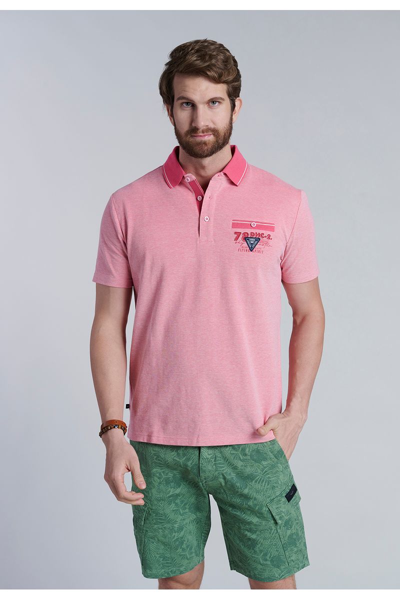 Polera Polo Texas Coral