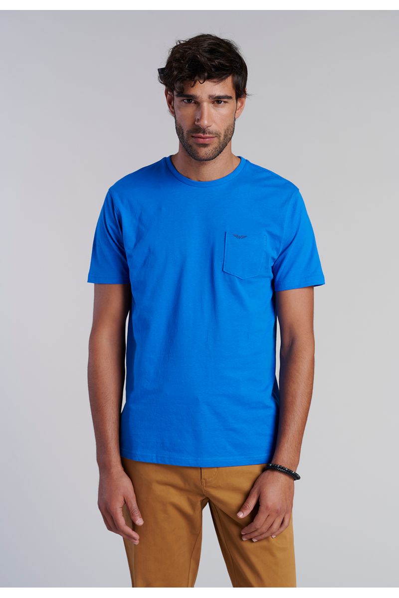 Polera Bolsillo Houston Lt. Blue