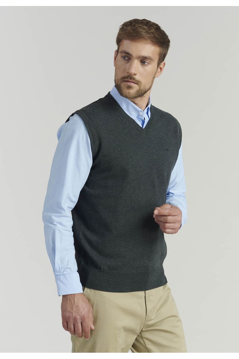 Sweater Smart Casual Sleeve Business Graphite