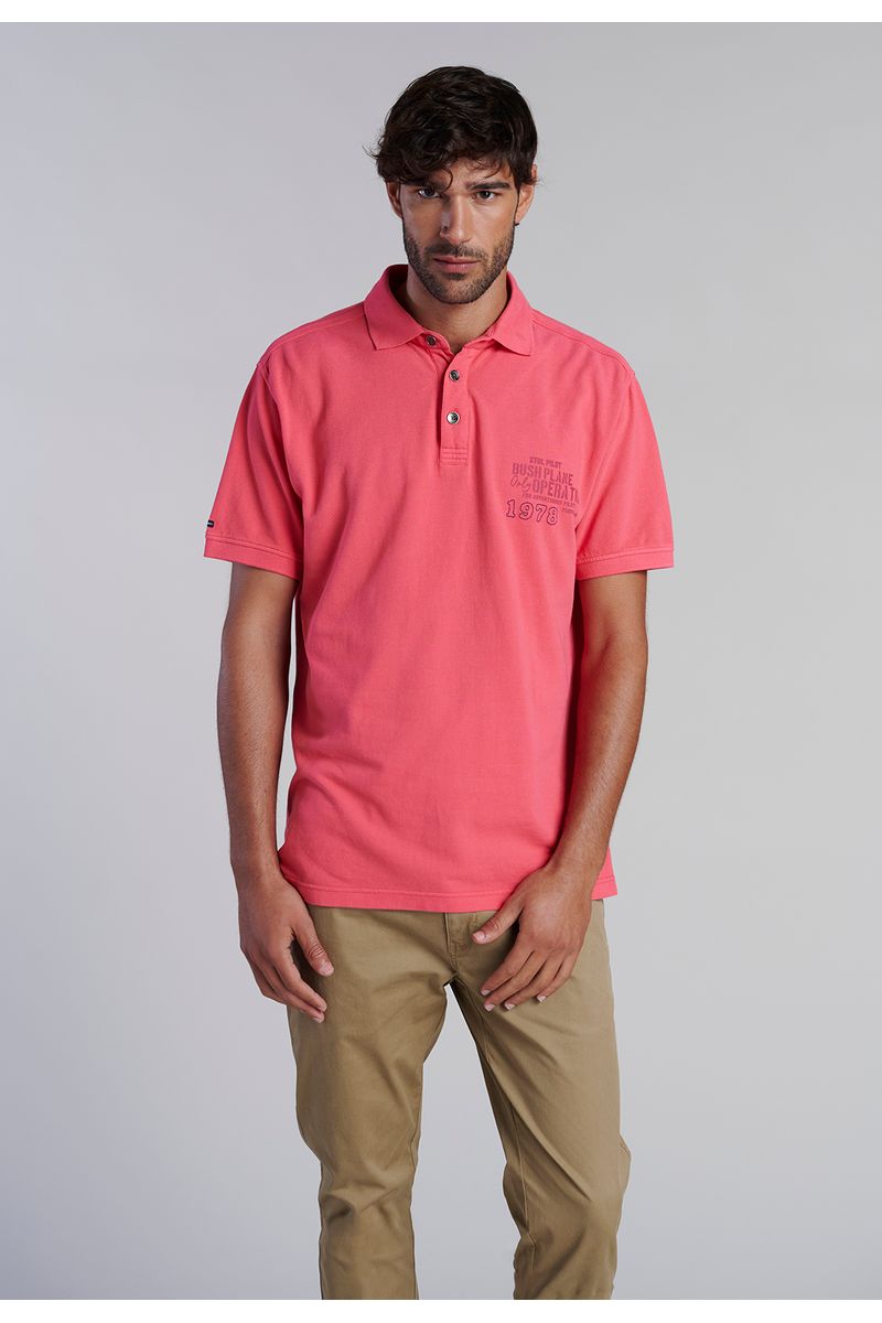 Polera Polo Boston Coral