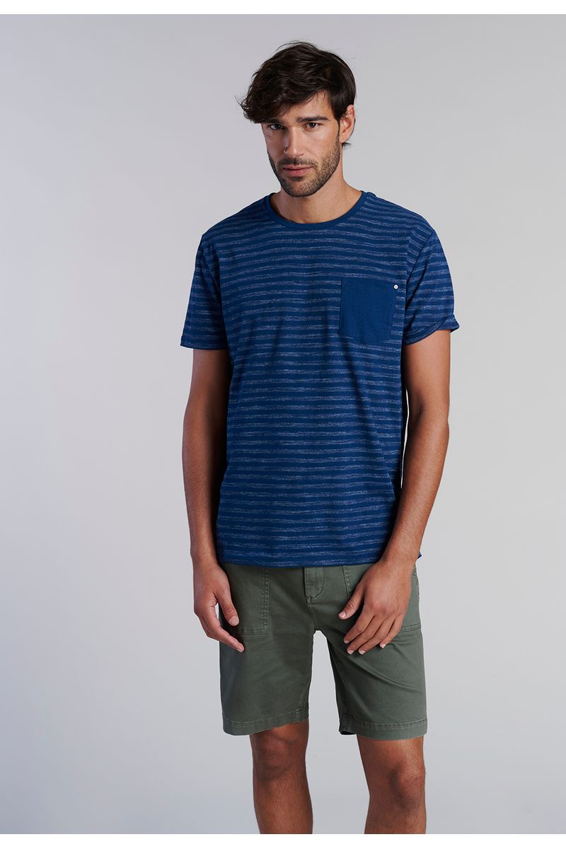 Polera Bolsillo Idaho Navy