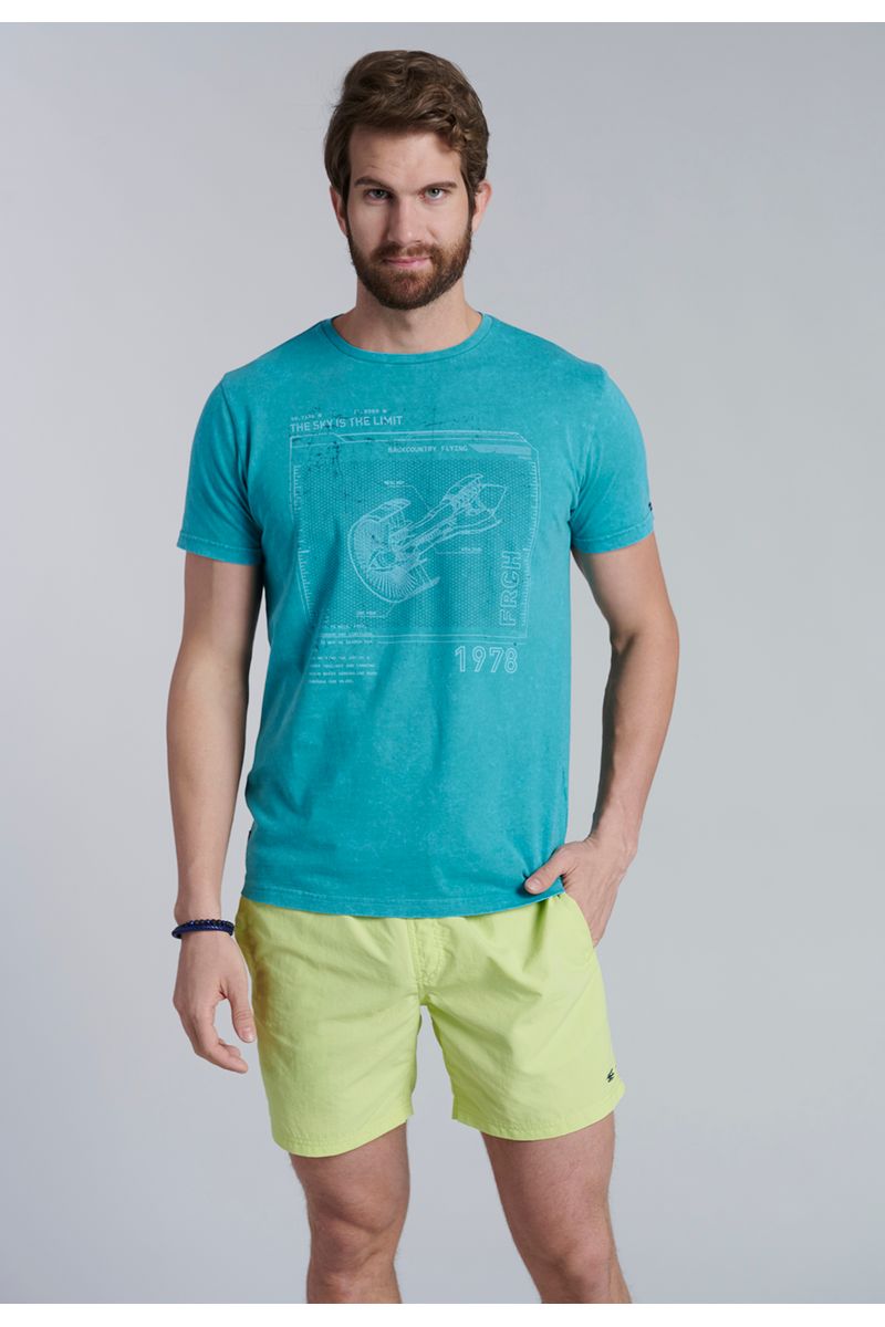 Polera Proceso Michigan Turquoise