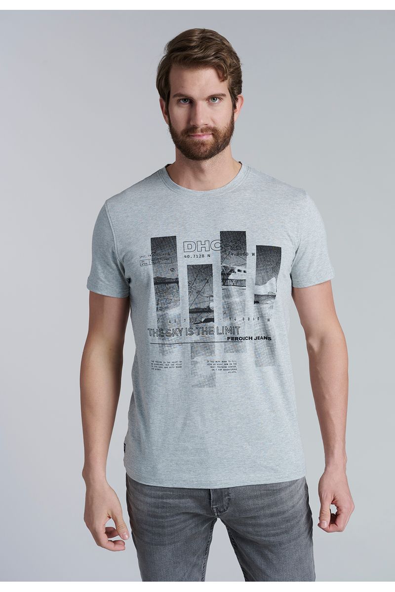 Polera Cincinnati Grey Melange