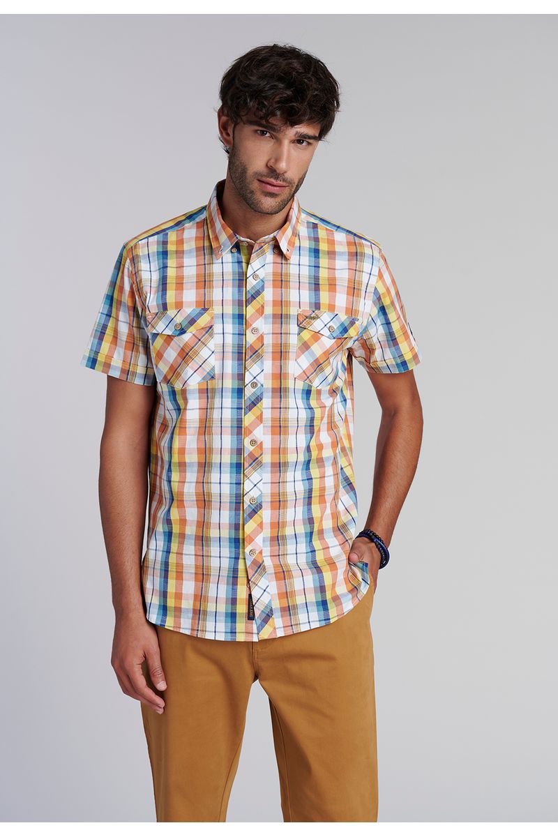 Camisa Checkered  Toronto Fj Yellow
