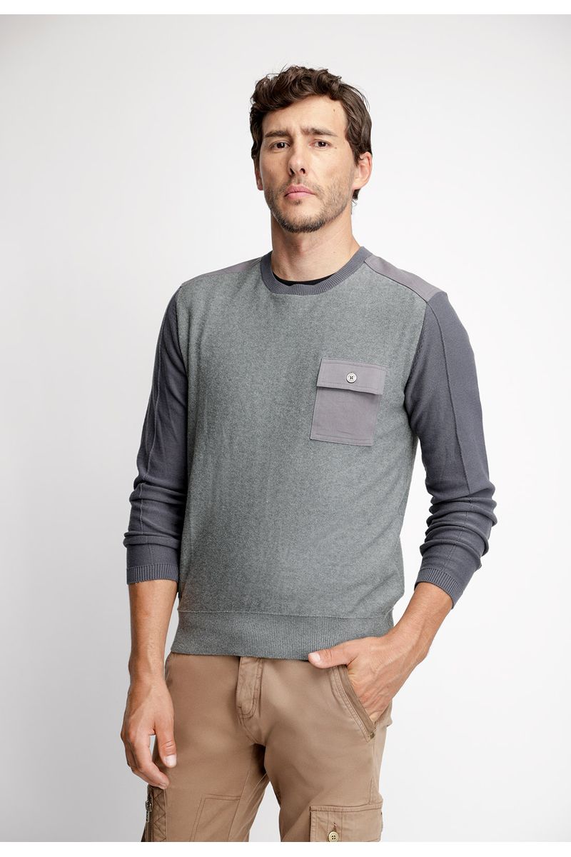 Sweater Wisconsin Dk Grey Melange