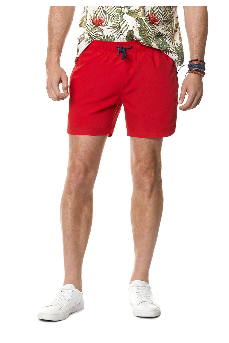 Traje De Baño Básico Dk Red