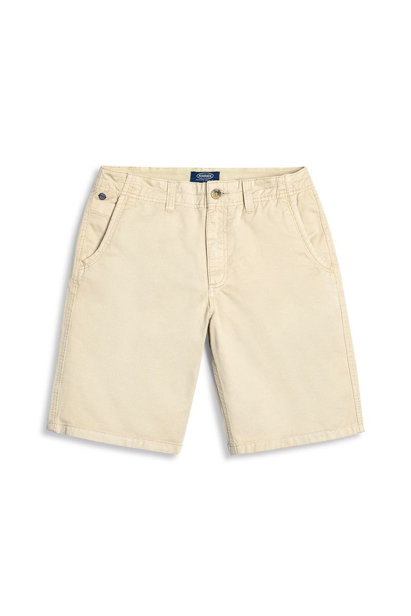 Bermuda Garment Dyed F Beige