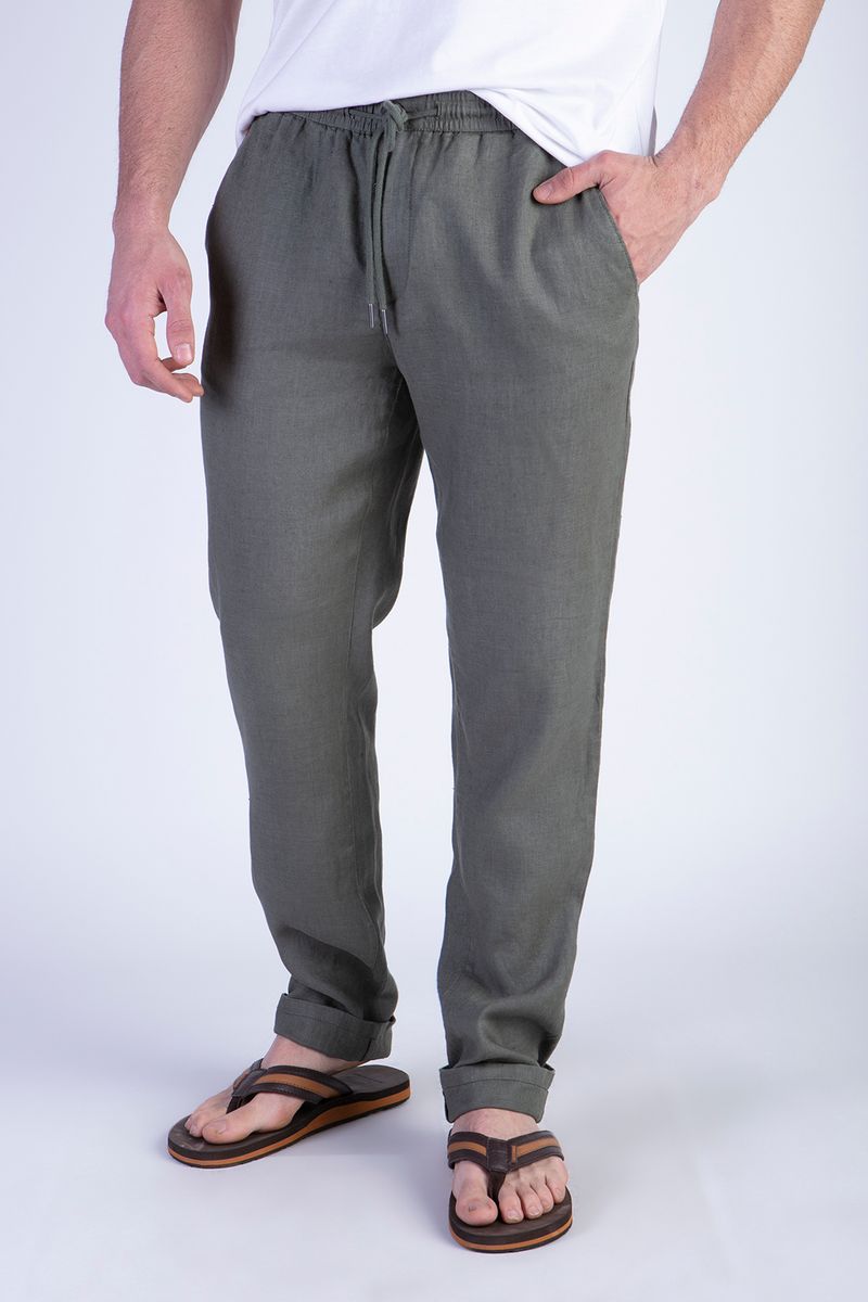 Pantalón Indiana Military Lino