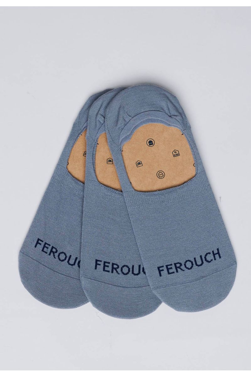 Tripack Calcetín Invisible Fr Grey Melange