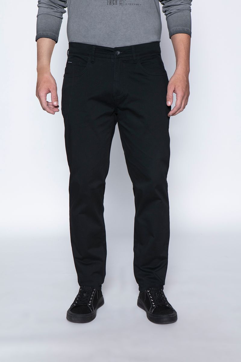 Pantalón Negro Five Pocket
