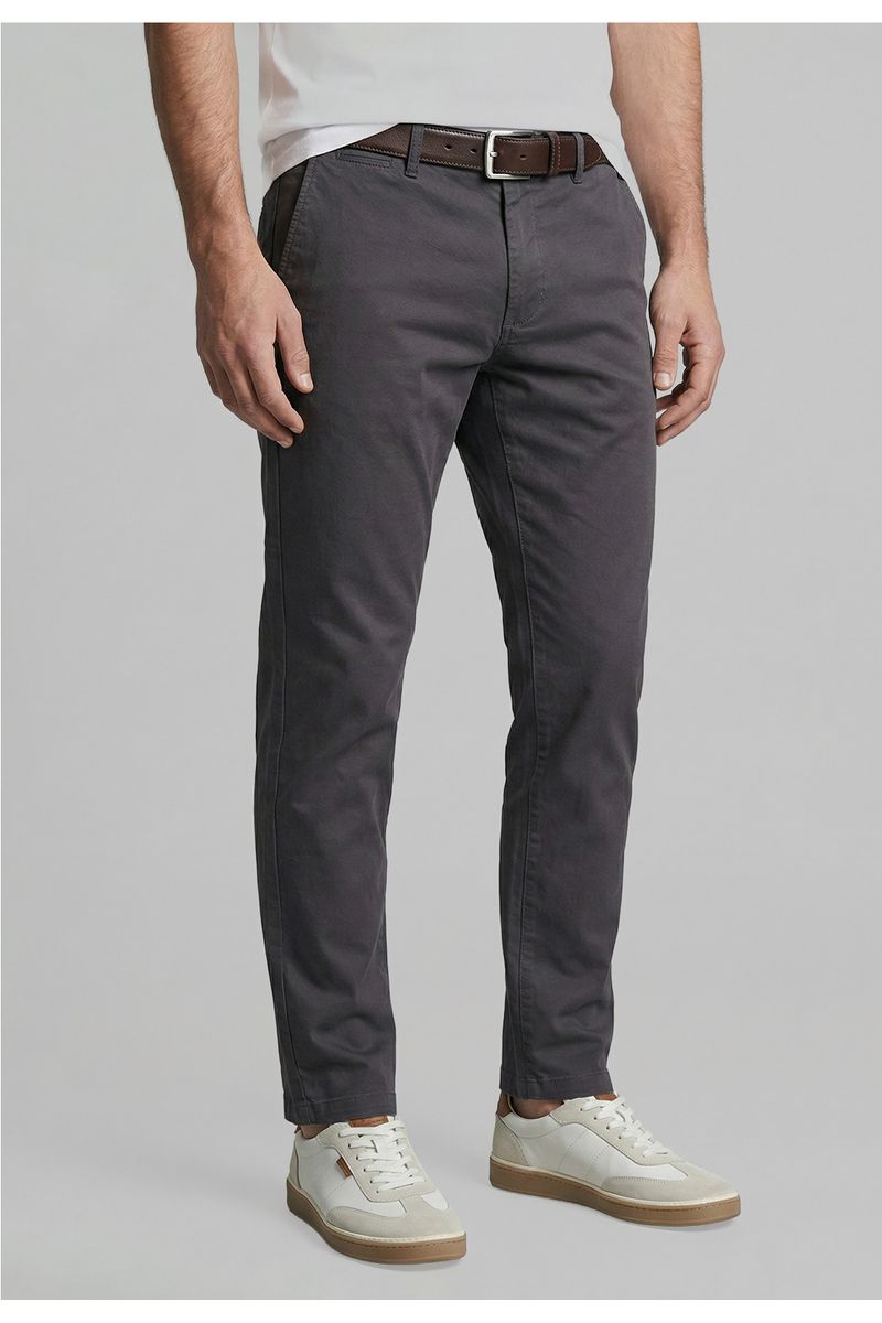 Pantalón Twill Without Pleats L/31 Dk Grey
