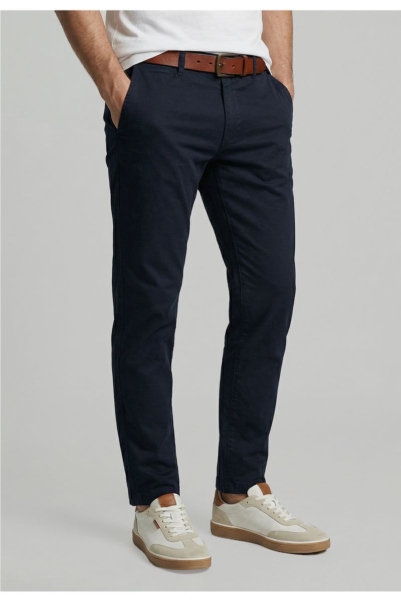 Pantalón Twill Without Pleats L/31 Navy