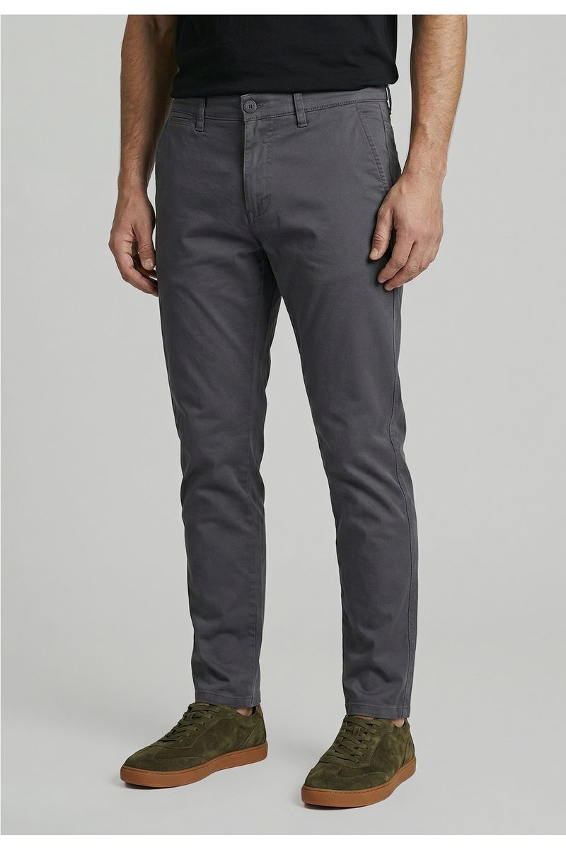 Pantalón Twill Slim /33 Dk Grey