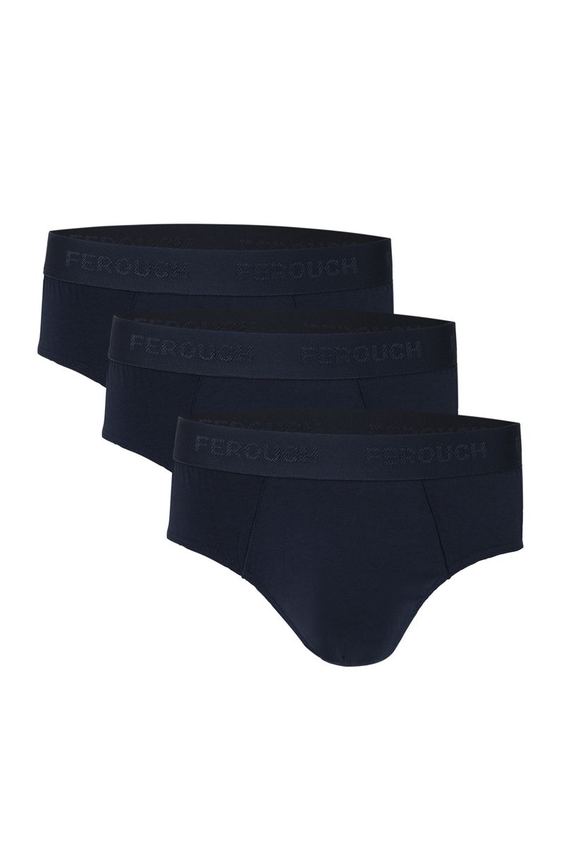 Tri Pack Slip Navy
