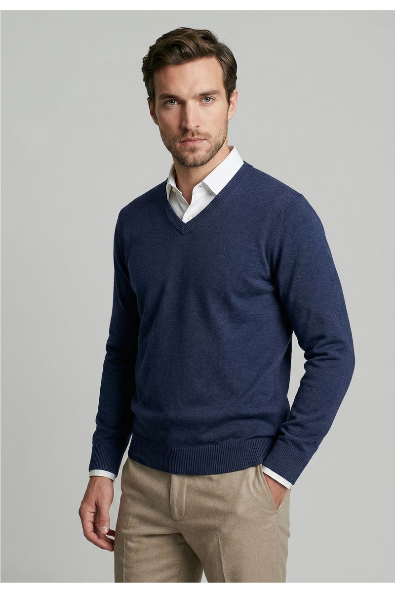 Sweater Arizona V-Neck Steel