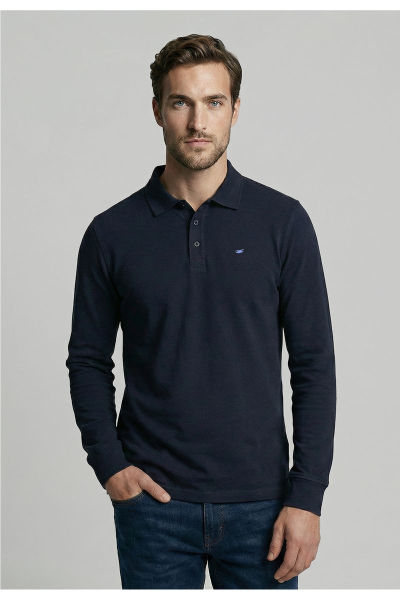 Polera Básica Ml Pique Navy