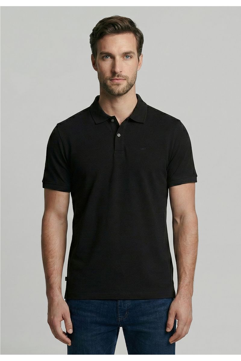 Polera Black Básica Pique