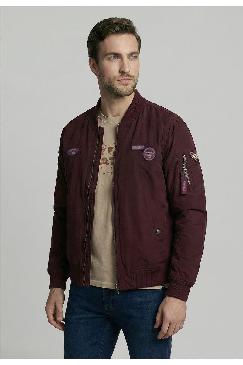 Chaqueta Pilot Bomber Plum