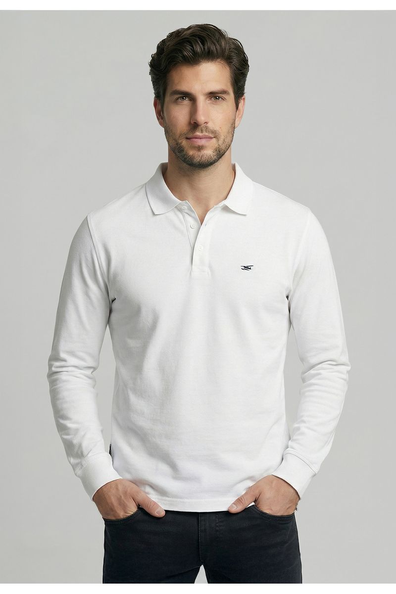 Poleras Basica Ml Pique White