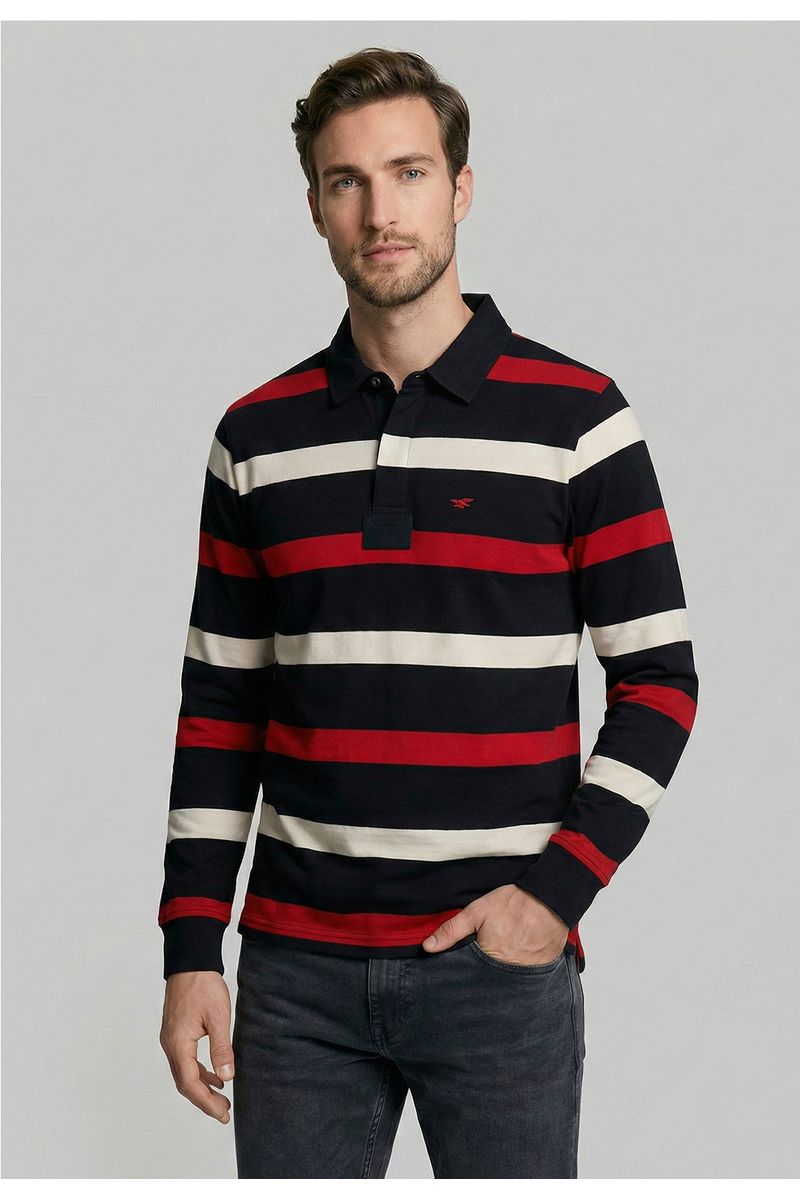 Polera Rugby Boston Red