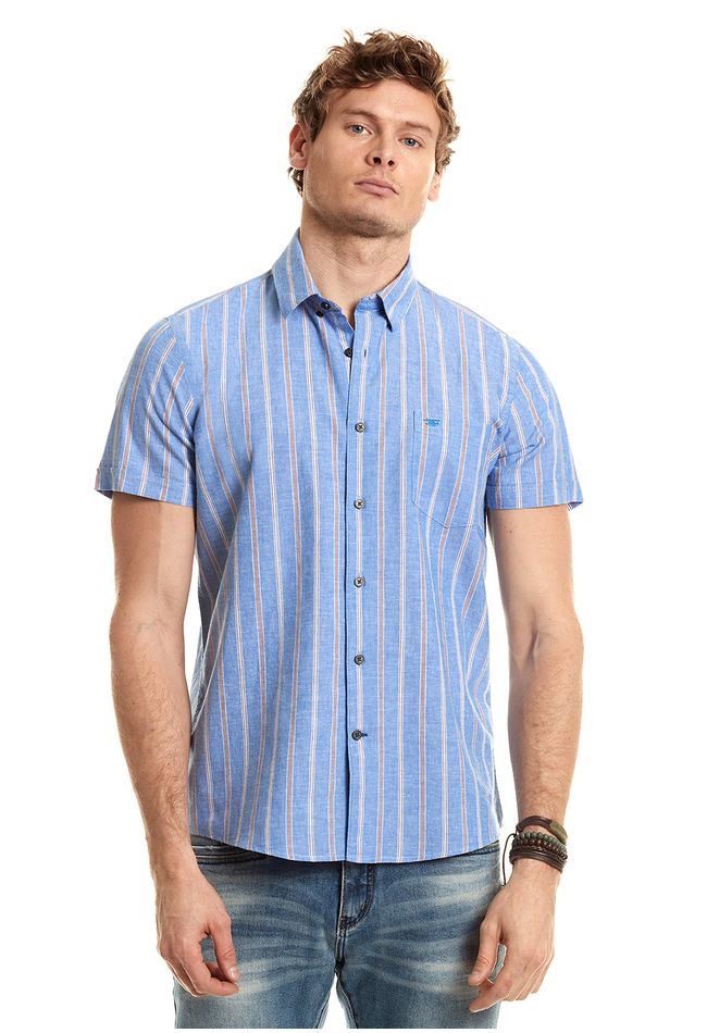 CAMISA STRIPED ST LOUIS F NAVY