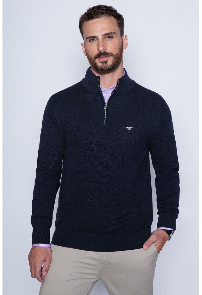 Sweater London Smart Casual L/S Navy