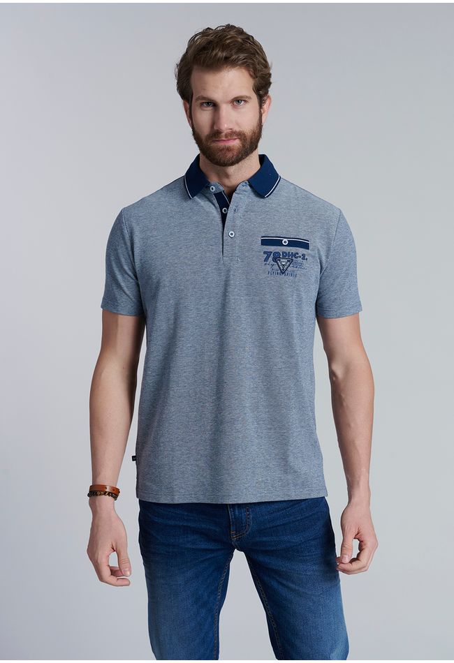 Polera Polo Navy Texas